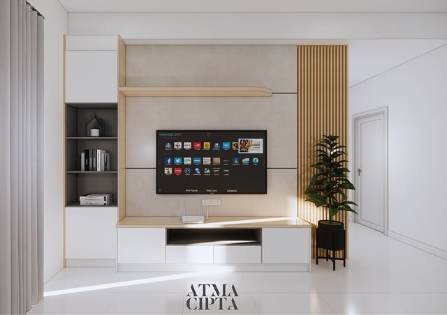 Muji-Inspired TV Cabinet — Custom Carpentry